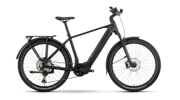 E-Bike Pedelec Raymon "Tourray Ultimate" Diamant - black / chrome / bronze